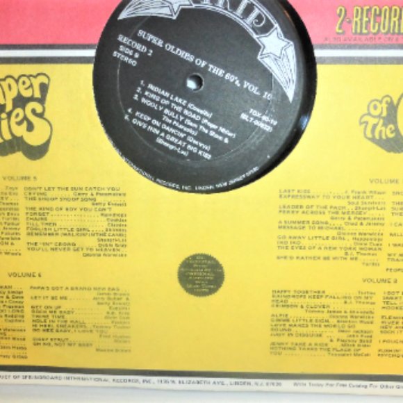 12" Super OLDIES of the 60's LP Volume 10 2 Record Set #TOX607 Springboard - Picture 5 of 12